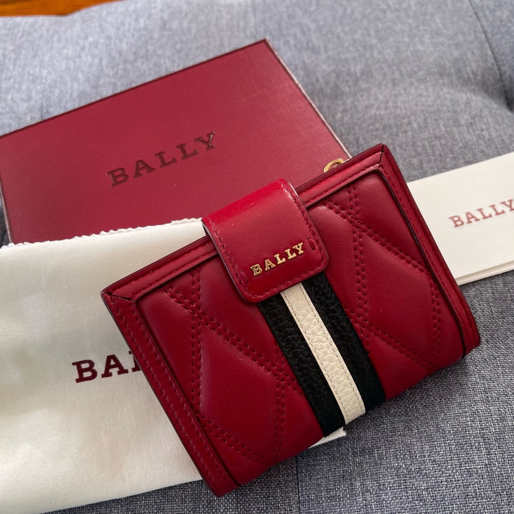 BALLY Small Rosso Wallet